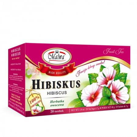 Hibiskus - 20 torebek po 2 g