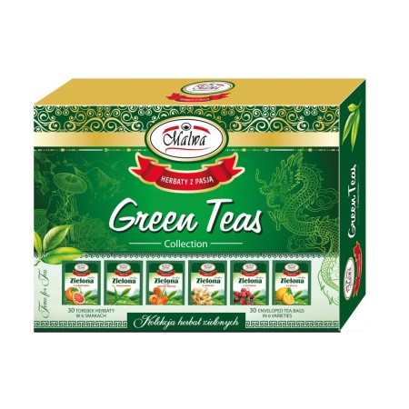 Celebration Green teas - 6 smaków x 5 sztuk po 2 g